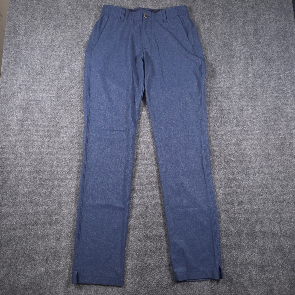 Under Armour Showdown Vented Golf Pants Mens 30x34 Blue Heather Straight